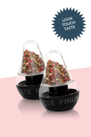 2 LOOK TOUCH TASTE™  spice grinders (transparent)60