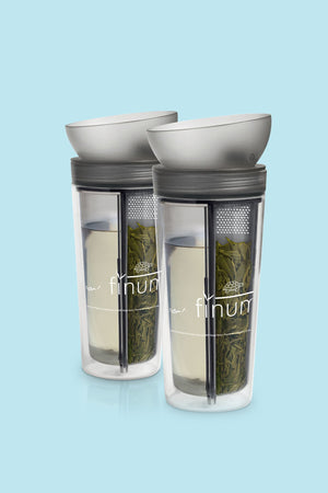 2 TRAVELER ZITA™  Red tumblers with brew-stop kit-126